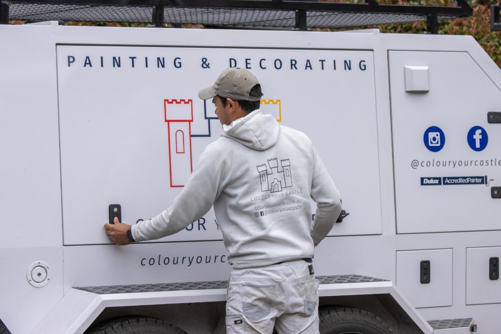 Colour Your Castle - branded vehicle and painting & decorating