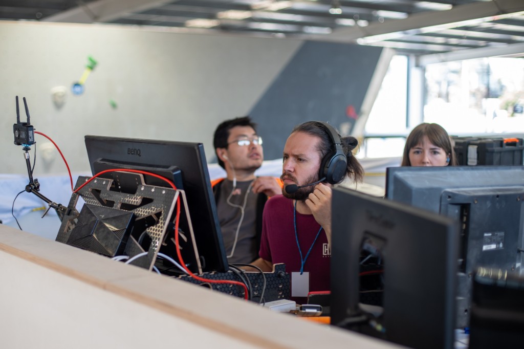Sport Climbing Victoria - live broadcast production at the climbing gym